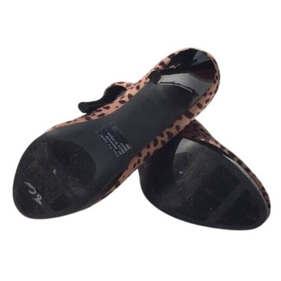 Style & Co Womens Leopard Print Faux Fur 4" High Heel Ankle Booties 6M - Picture 5 of 6